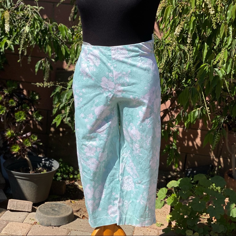 Pendleton Floral Pants Size 12p - image 1